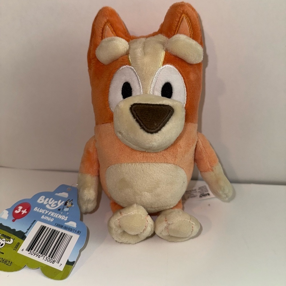 Bluey Bingo Plush Doll NWT -moose